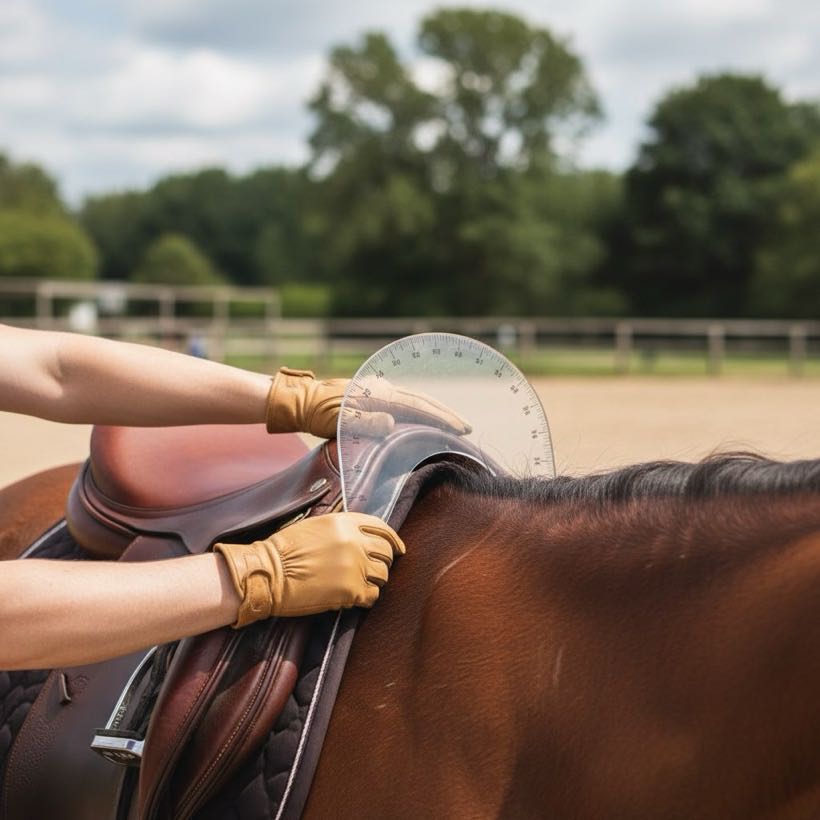 Dressursattel Passform und Kammerweite prüfen