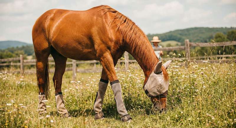 Fliegenbeinschutz Pferd Pflege Hygiene