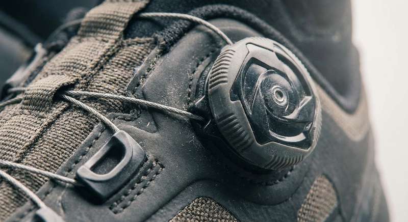 Gamaschen anlegen Passform prüfen