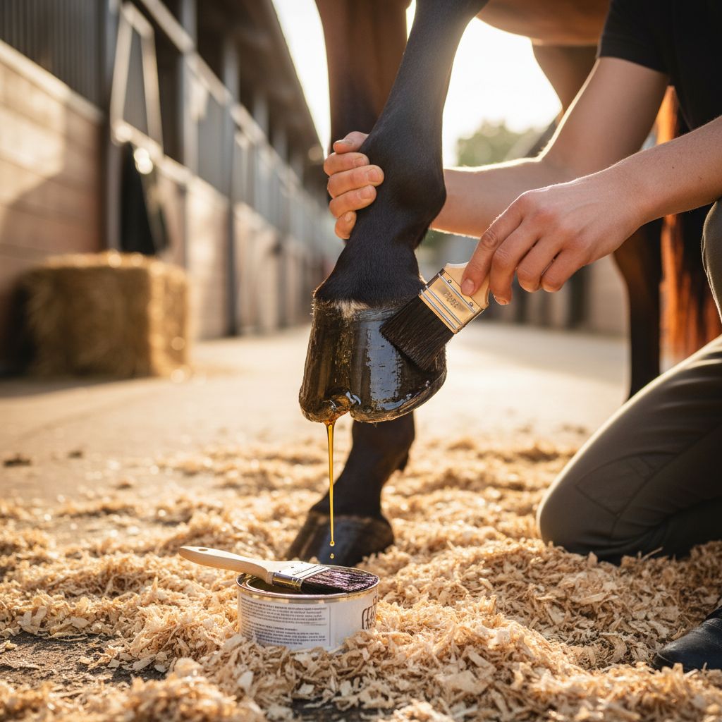 Hufpflege Pferd Hufkratzer täglich