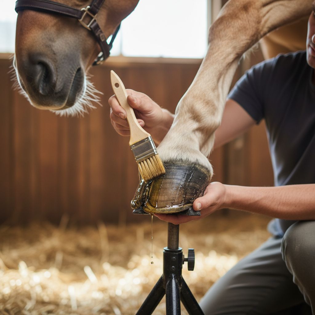 Hufschmied Hufbearbeitung Pferd
