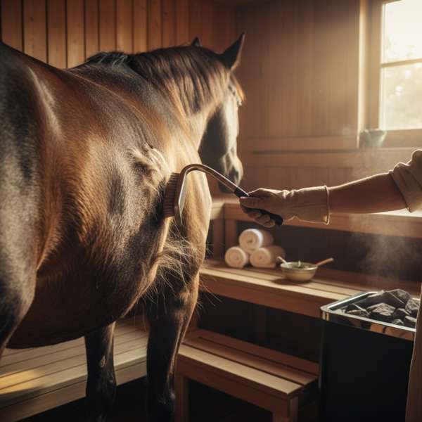 Pferd Fellwechsel Bürste