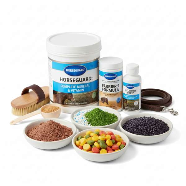 Mineralfutter und Ergänzungsmittel für Pferde — St. Hippolyt, Marstall im Vergleich