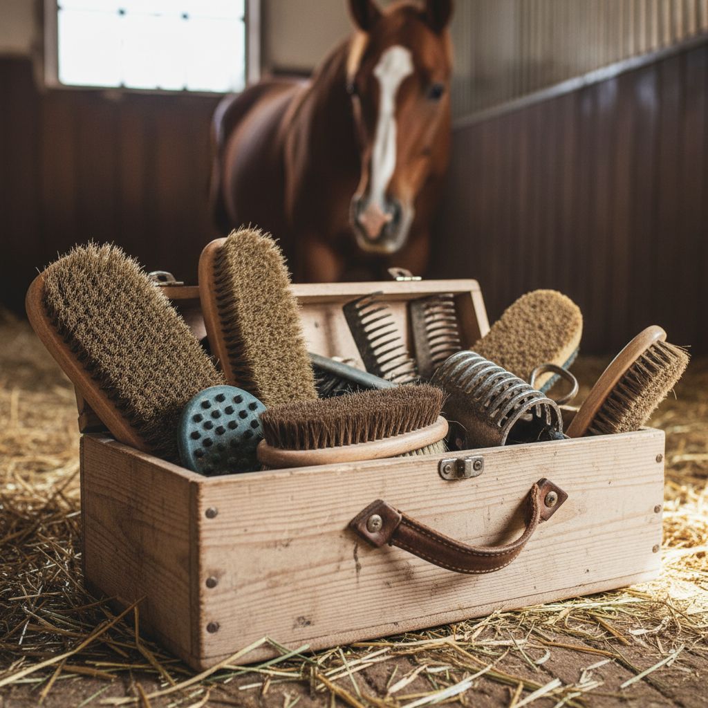 Pferdepflege Bürsten Striegel Haas