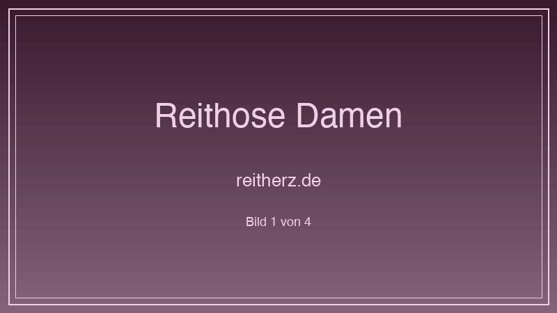 Damen Reithose – Reiterin in beige Reithose bei der Dressur