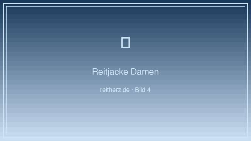 Reitjacke Damen Pflege und Reinigung