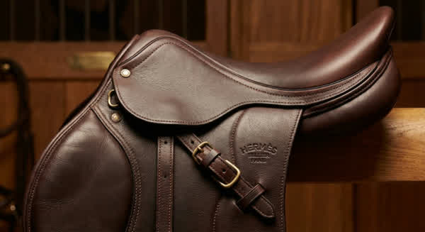 Satteldetail – hochwertiges Leder und Verarbeitung