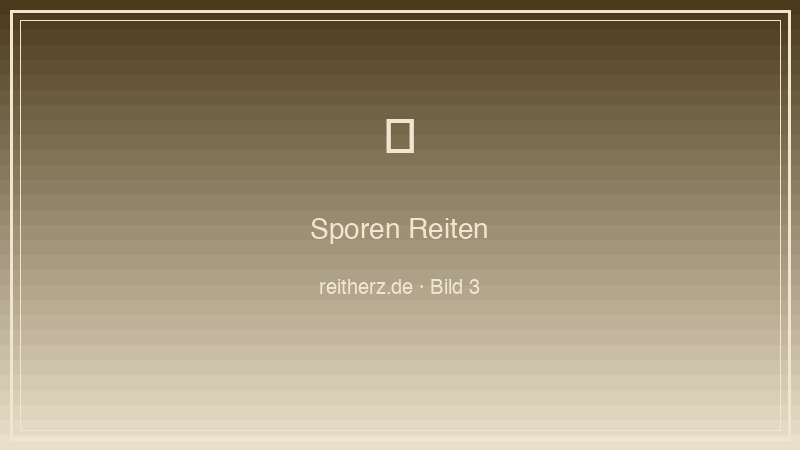 Sporen richtig anlegen einsetzen